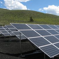 Solar Panels on a slope
